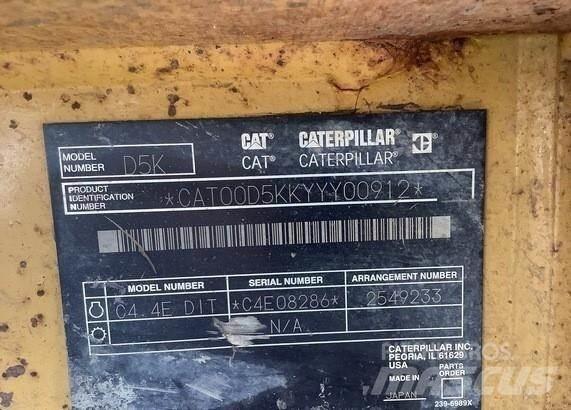 CAT D5K LGP Buldozere pentru montat tevi