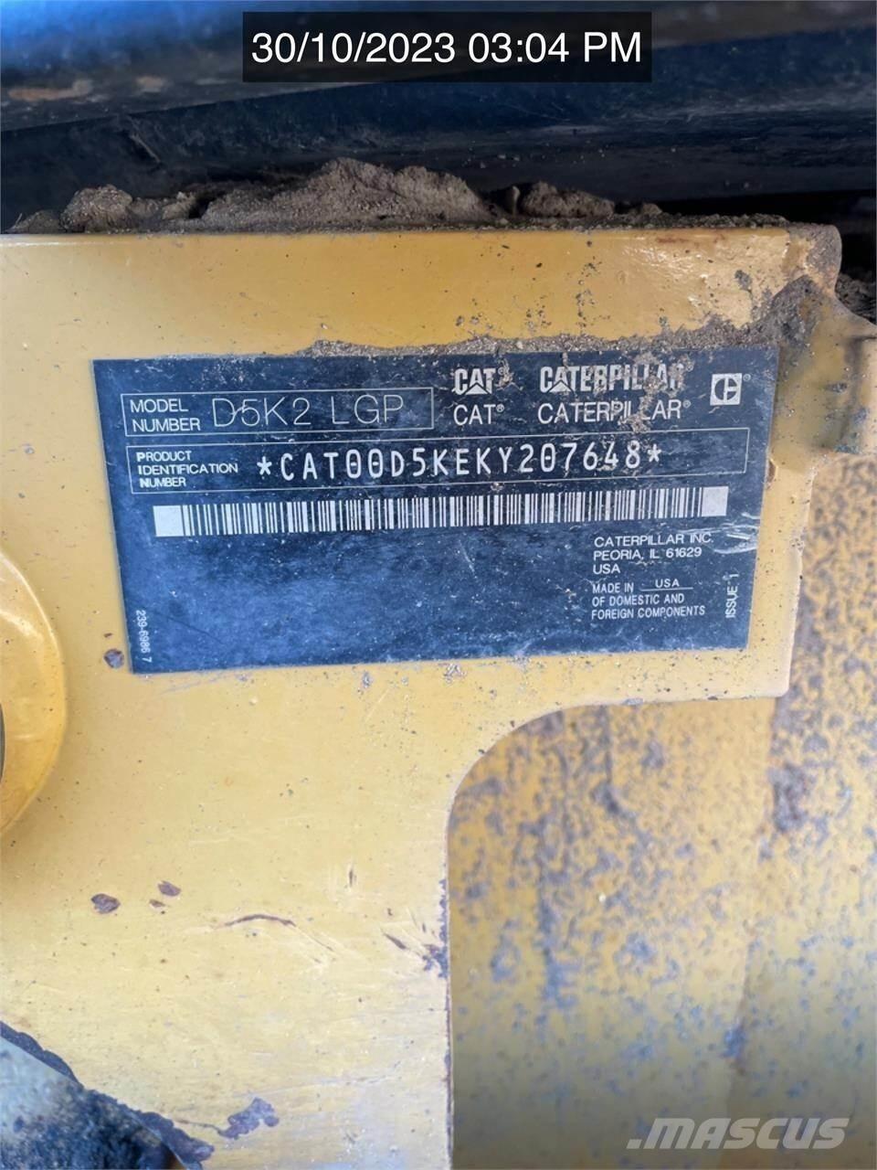 CAT D5K2 LGP Buldozere pe senile