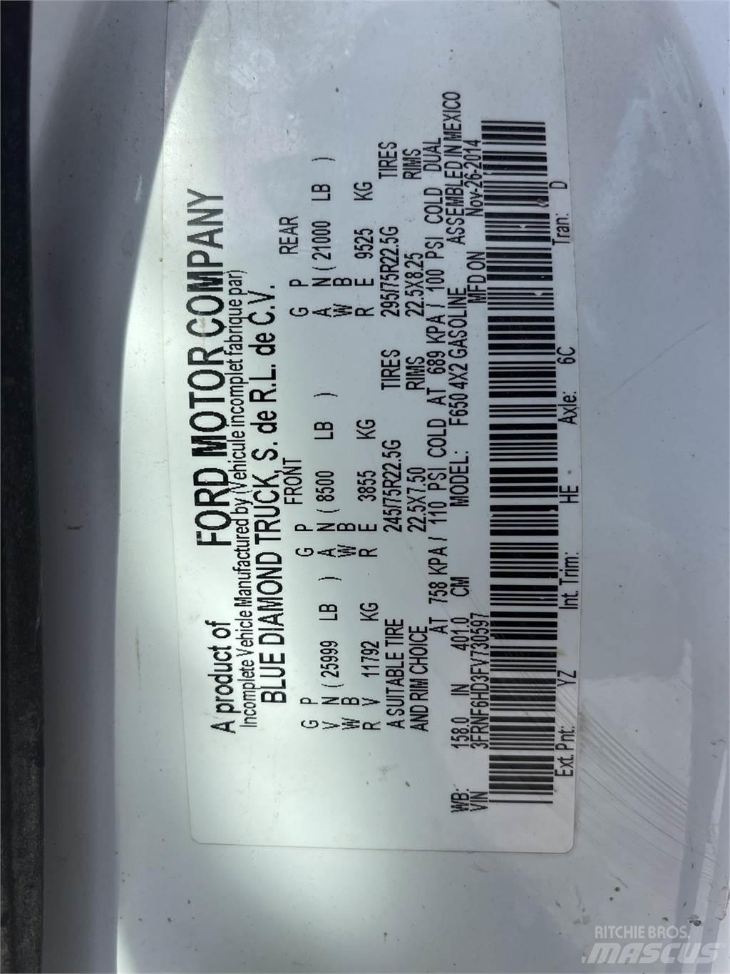Ford F650 XL SD Cisterne