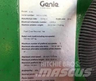 Genie S85 Nacele cu brat telescopic