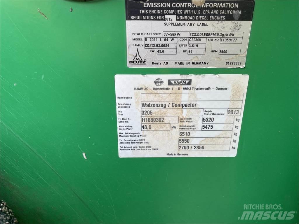 Hamm 3205 Cilindri compactori dubli