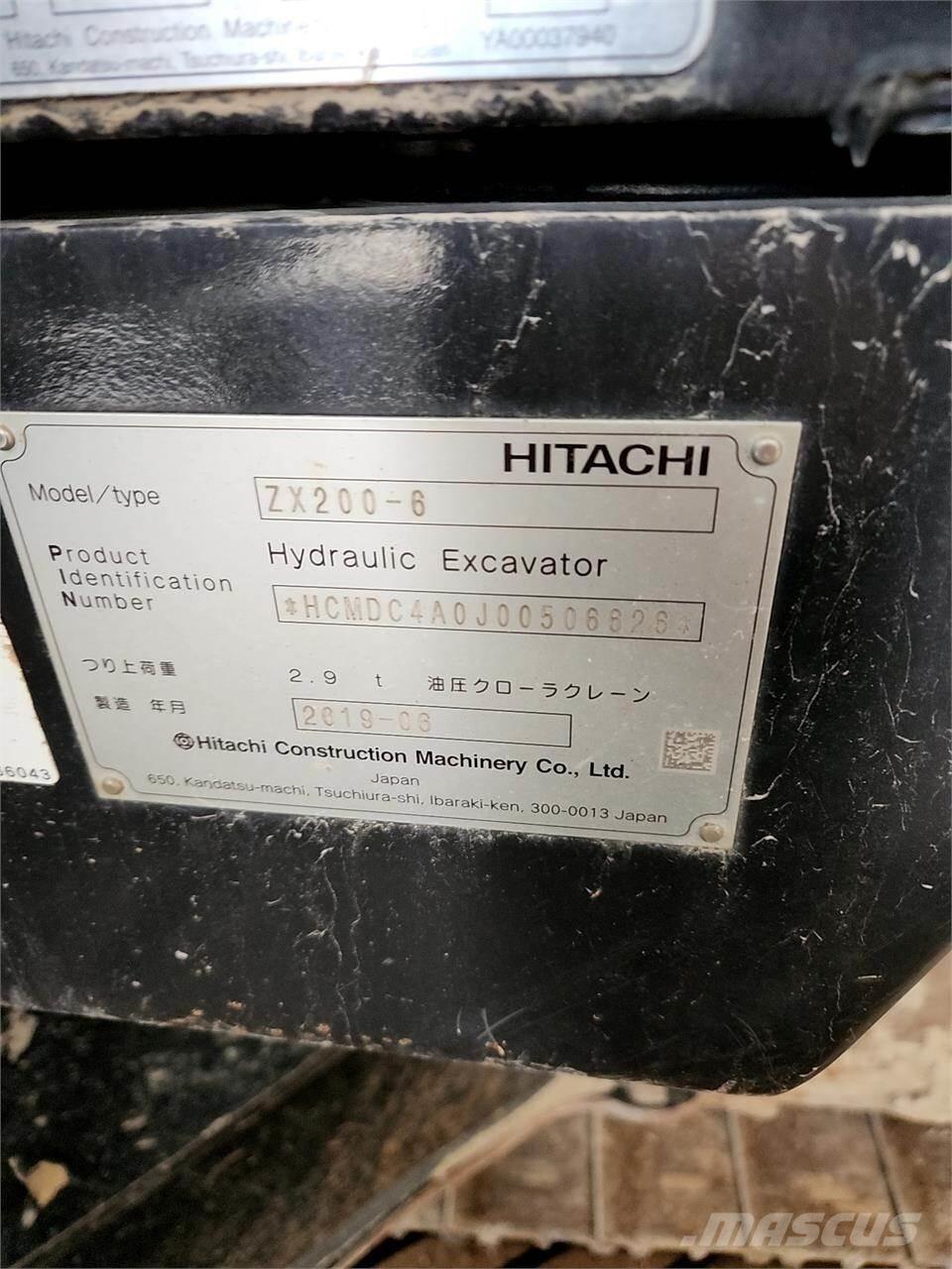 Hitachi ZX200-6 Excavatoare pe șenile
