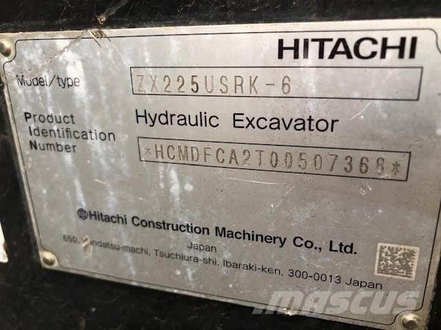 Hitachi ZX225USRK-6 Excavatoare pe șenile
