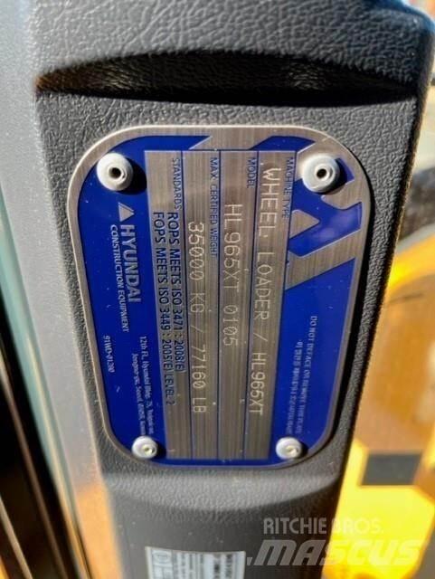 Hyundai HL965XT Incarcator pe pneuri