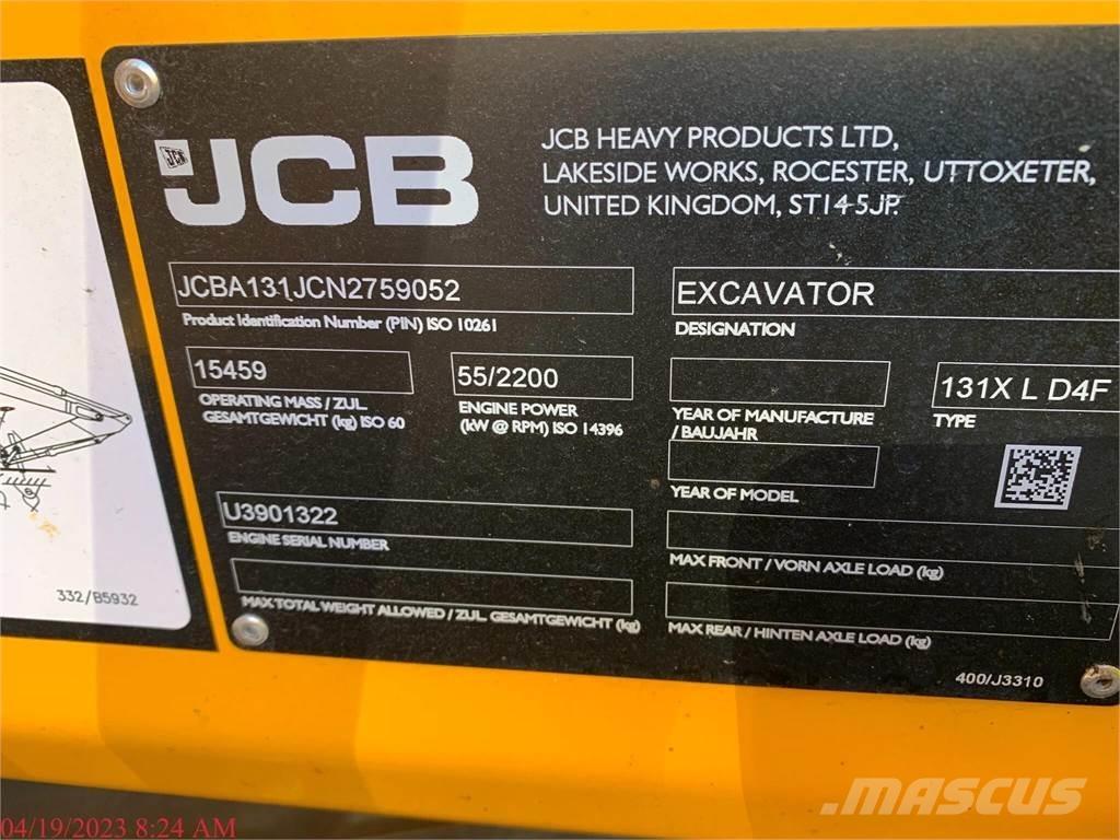 JCB 131X LC Excavatoare pe șenile
