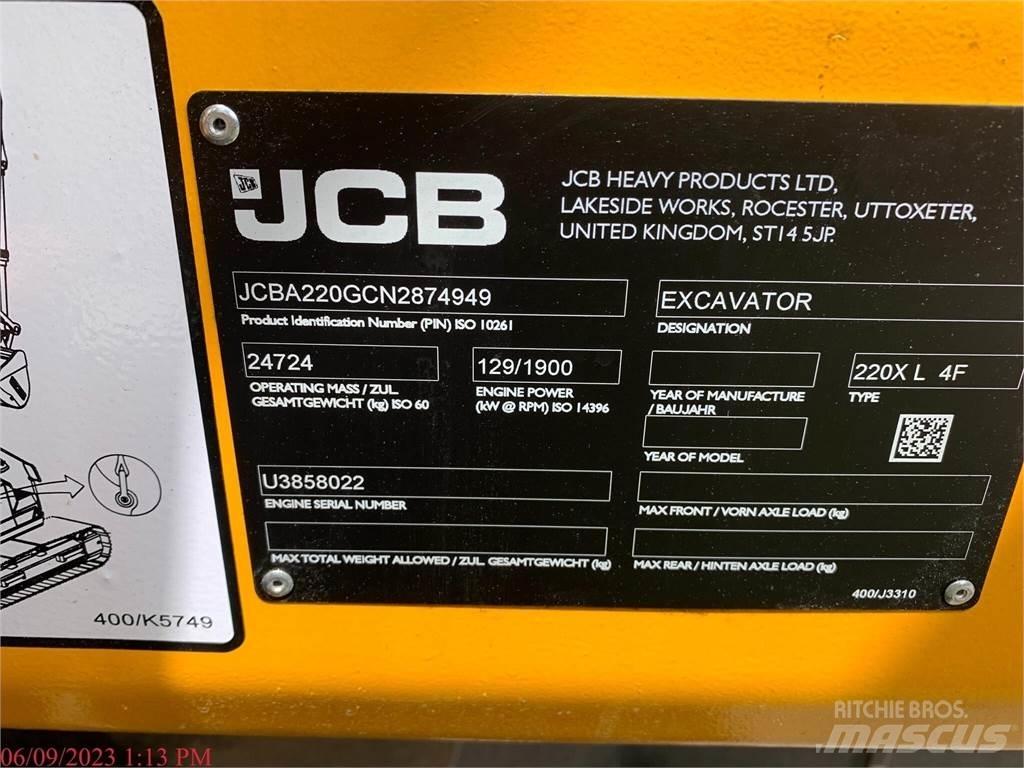 JCB 220X Excavatoare pe șenile
