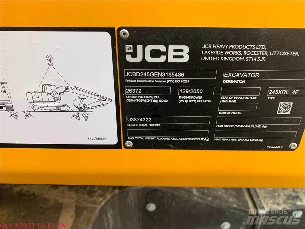 JCB 245XR Excavatoare pe șenile
