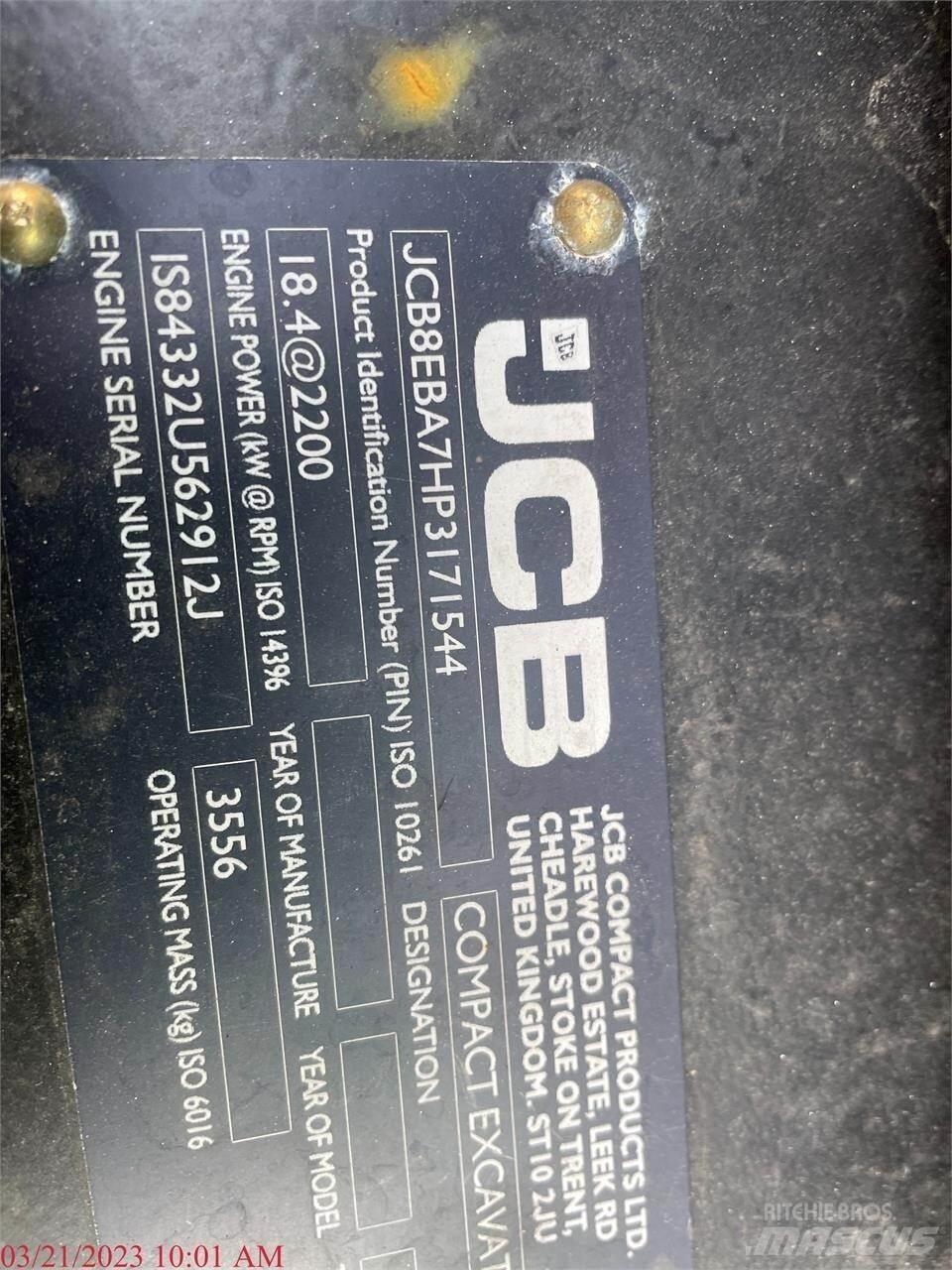 JCB 35Z-1 Mini excavatoare < 7t