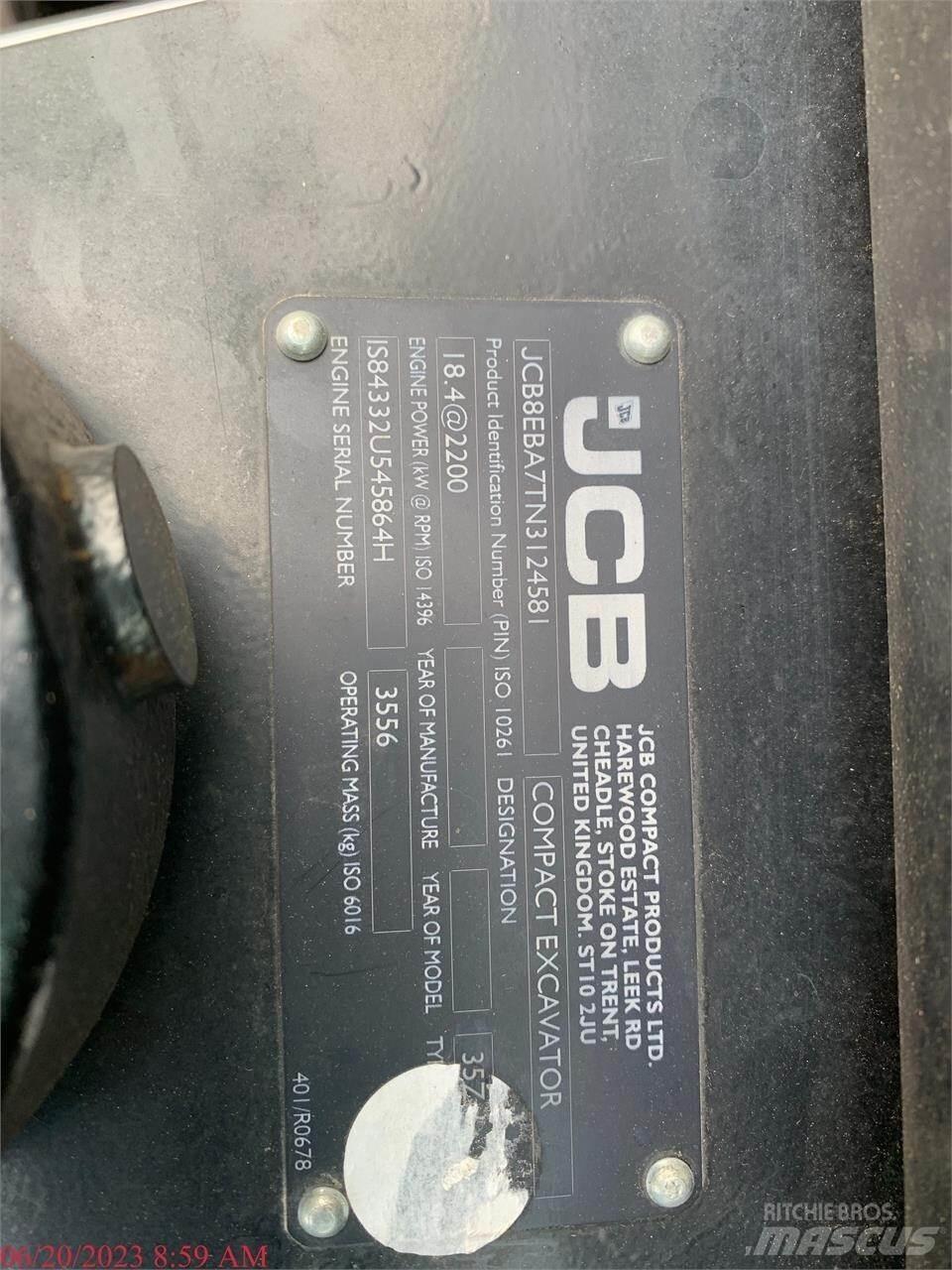 JCB 35Z-1 Mini excavatoare < 7t
