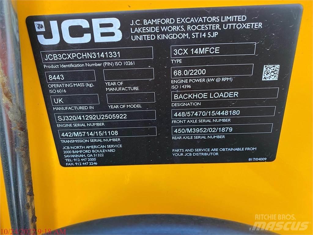 JCB 3CX14 Buldoexcavatoare