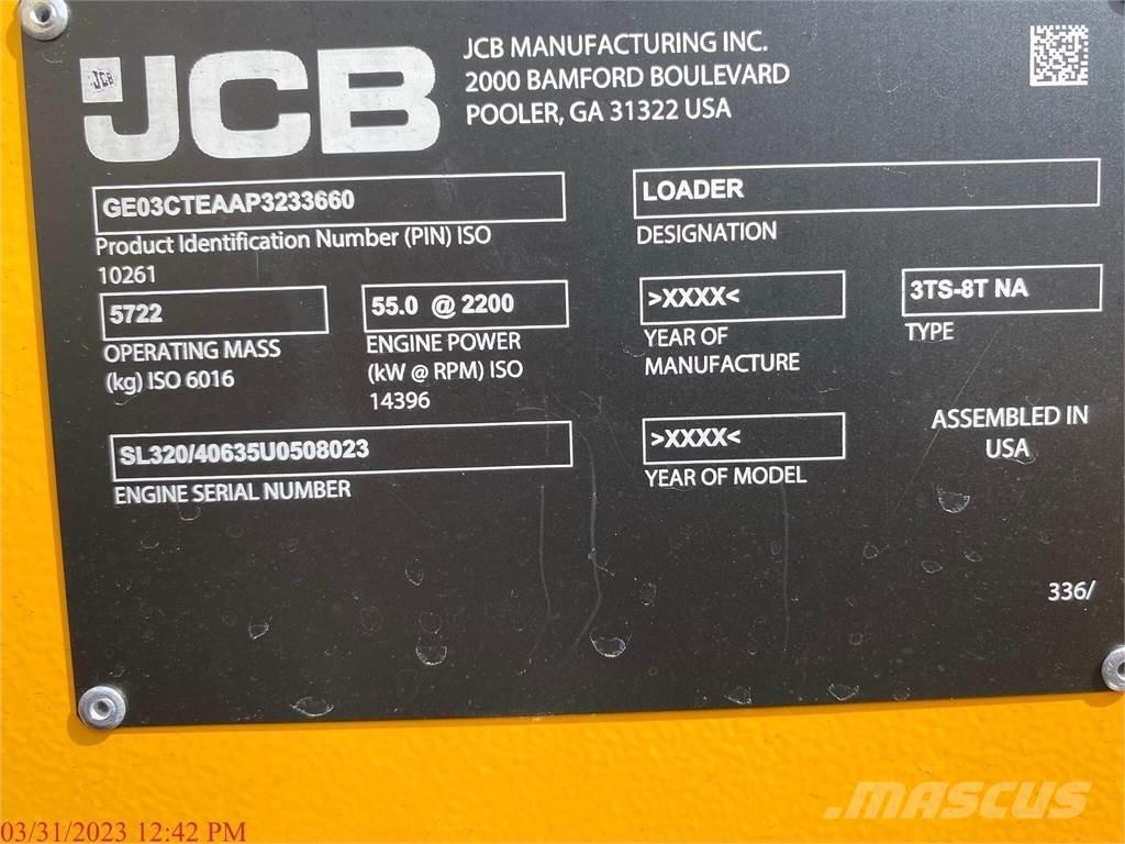 JCB 3TS-8T Mini incarcator