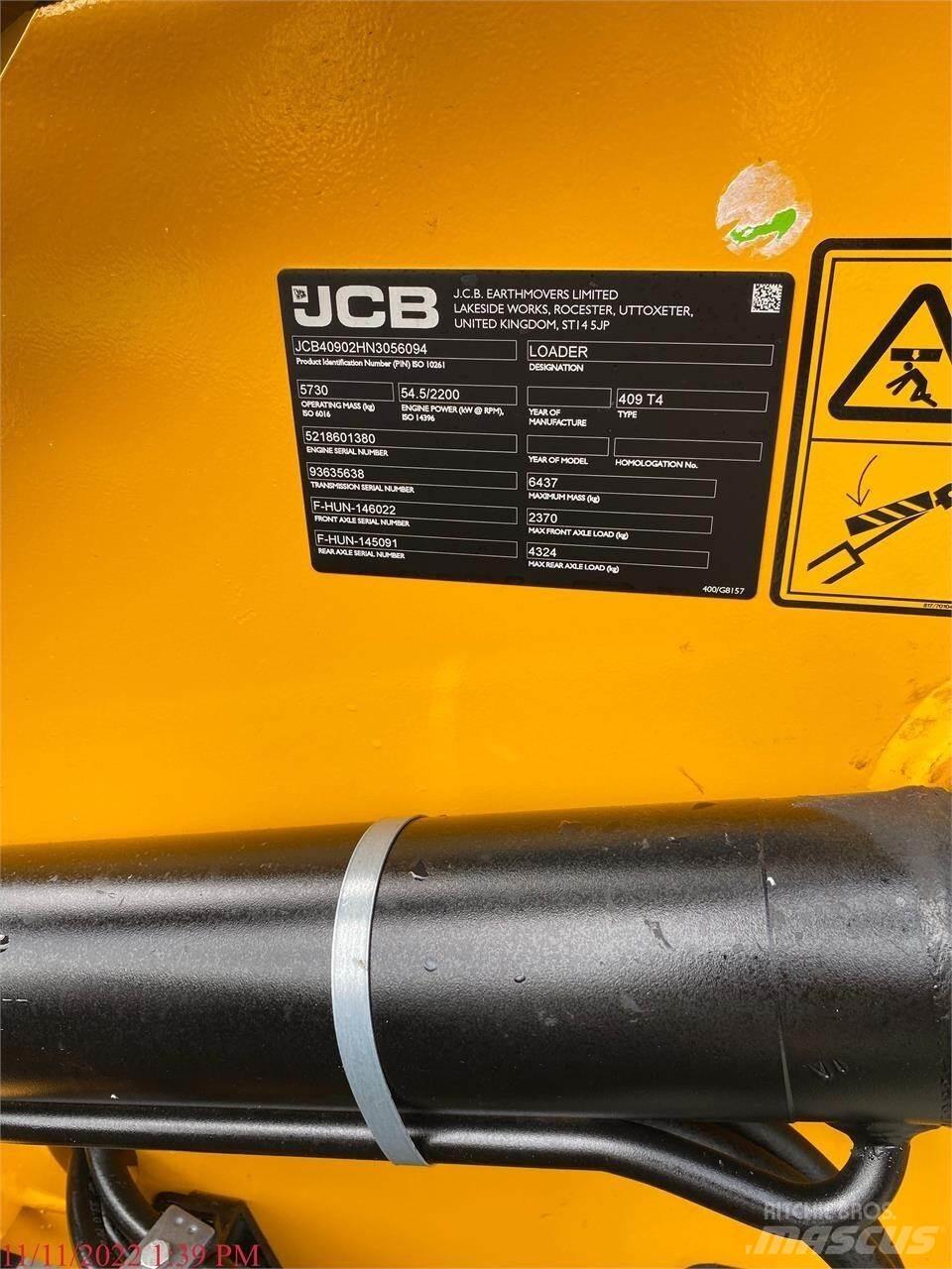 JCB 409 Incarcator pe pneuri