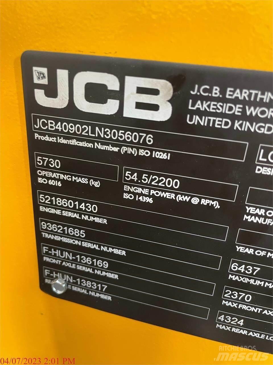 JCB 409 Incarcator pe pneuri