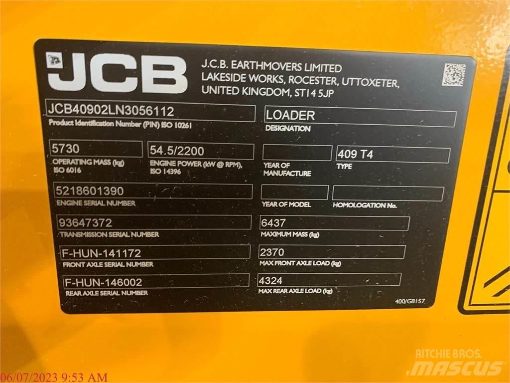 JCB 409 Incarcator pe pneuri