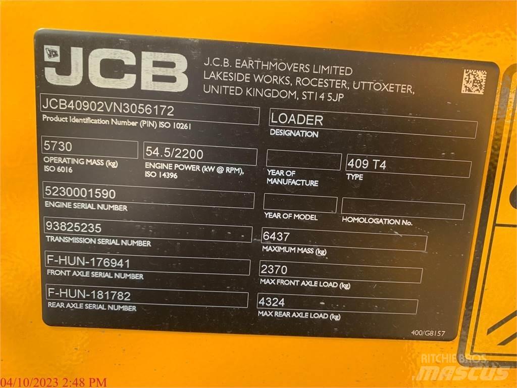 JCB 409 Incarcator pe pneuri