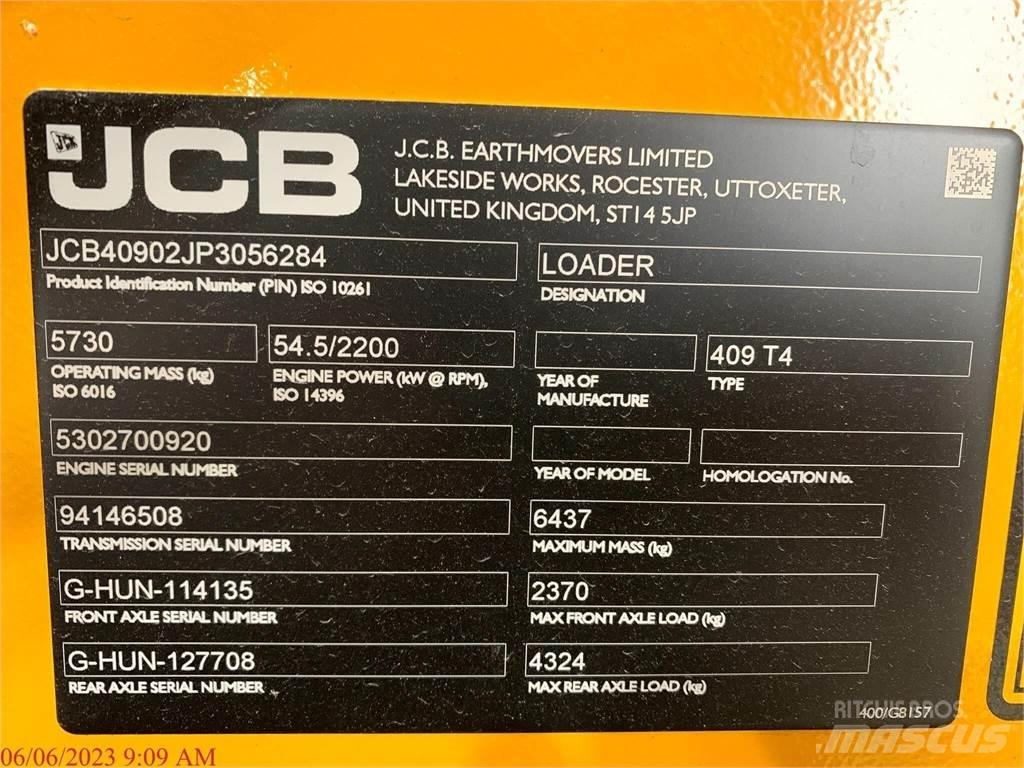 JCB 409 Incarcator pe pneuri