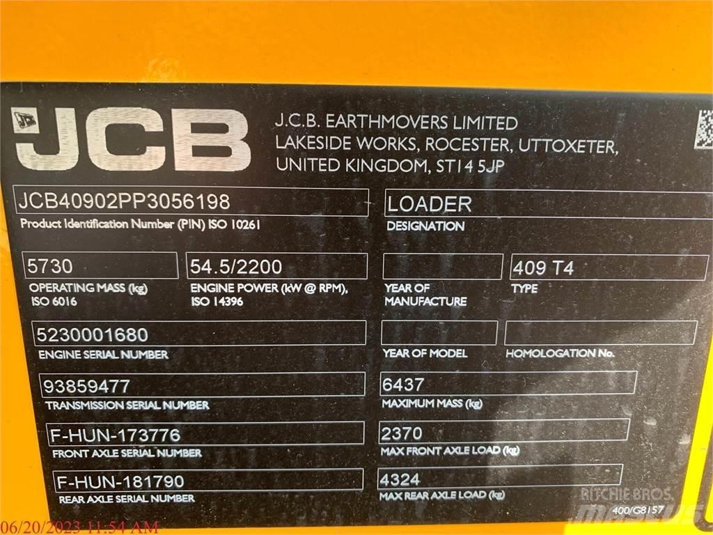 JCB 409 Incarcator pe pneuri