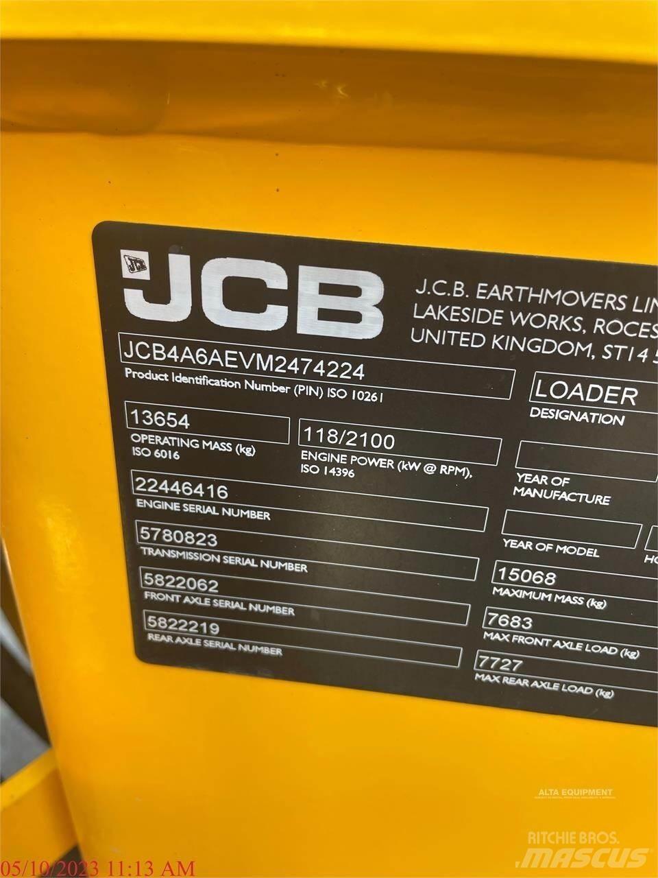 JCB 427ZX Incarcator pe pneuri