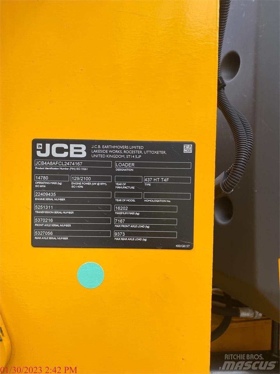 JCB 437HT Incarcator pe pneuri
