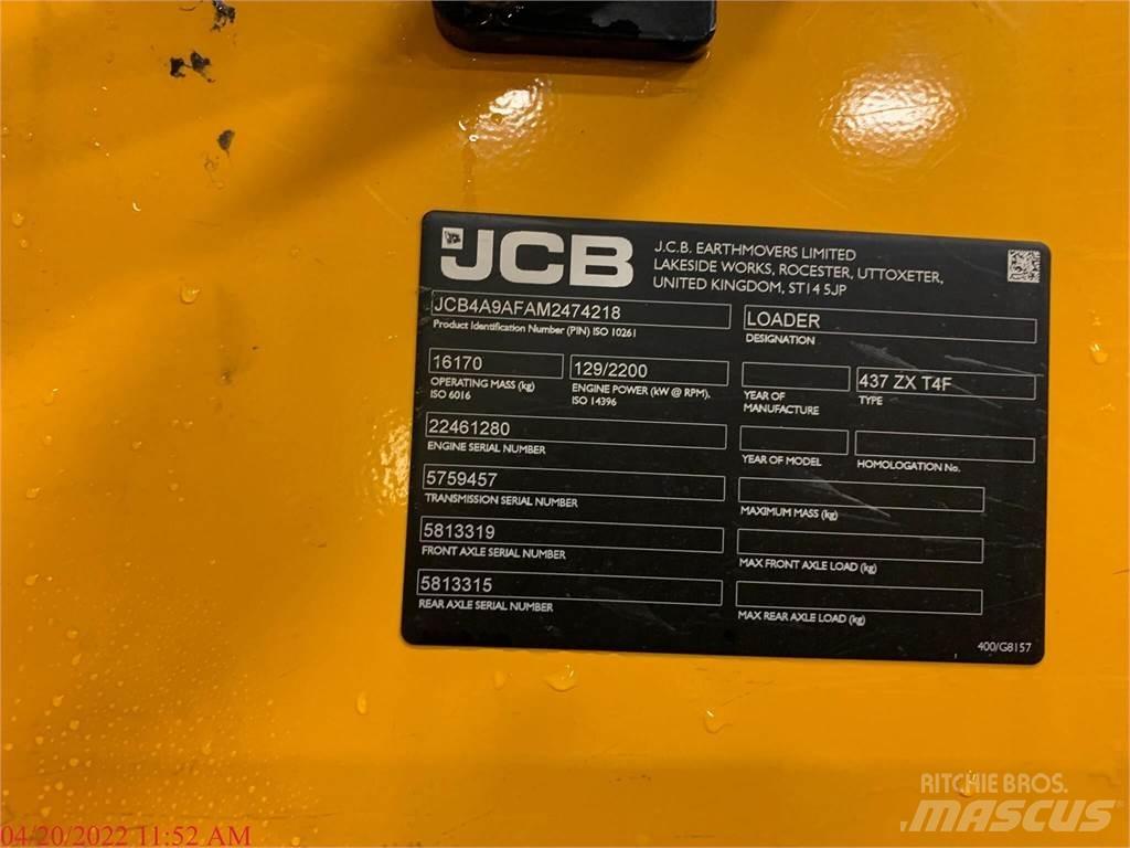 JCB 437ZX Incarcator pe pneuri