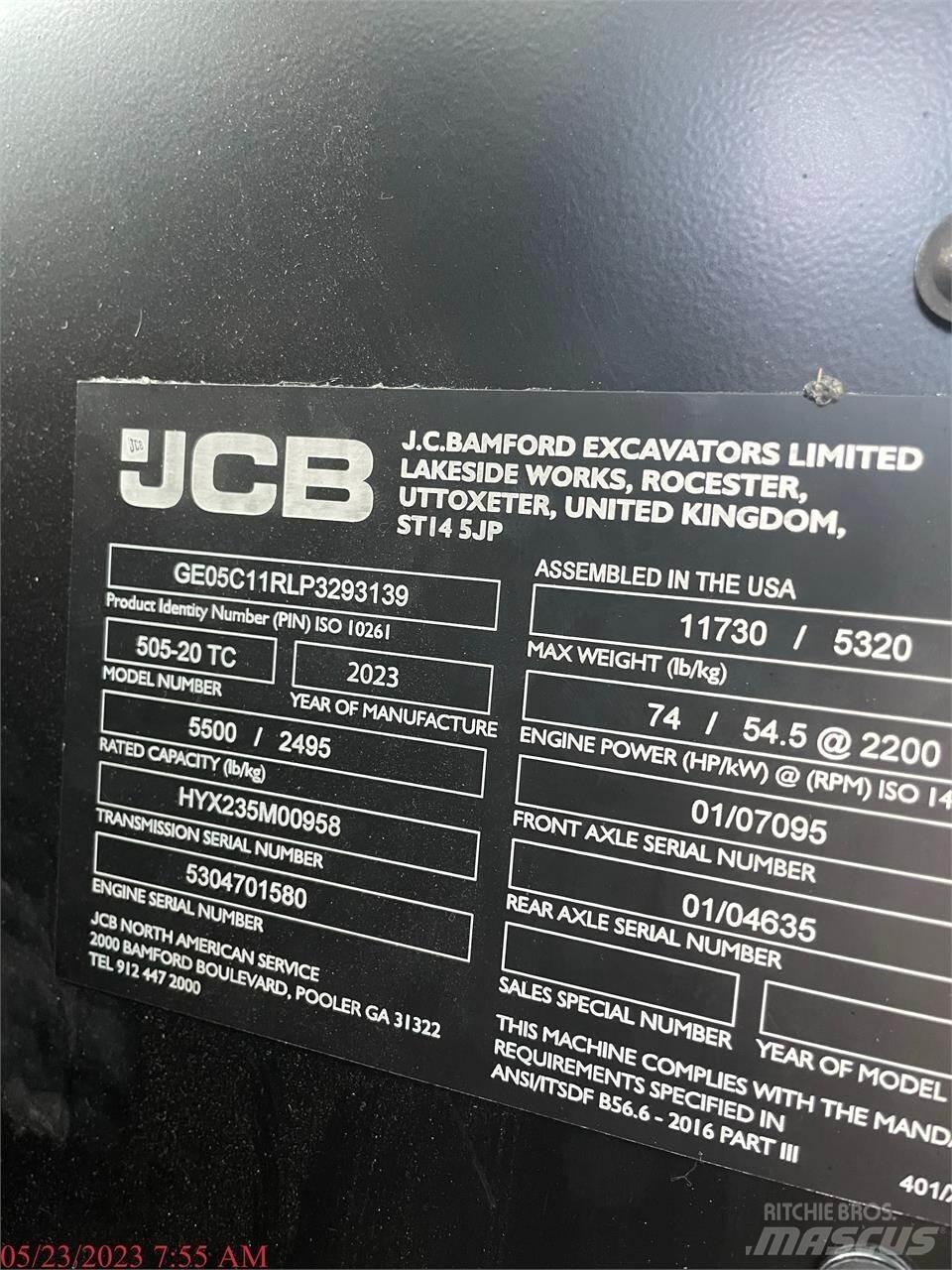 JCB 505-20TC Stivuitoare telescopice