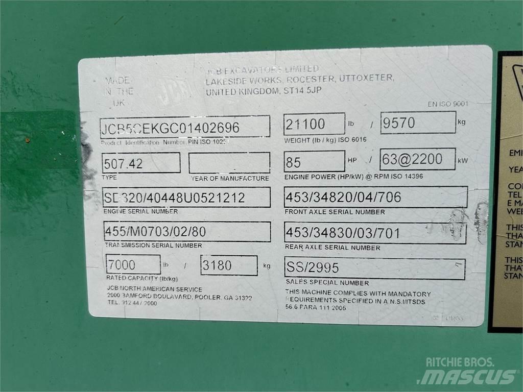 JCB 507-42 Stivuitoare telescopice