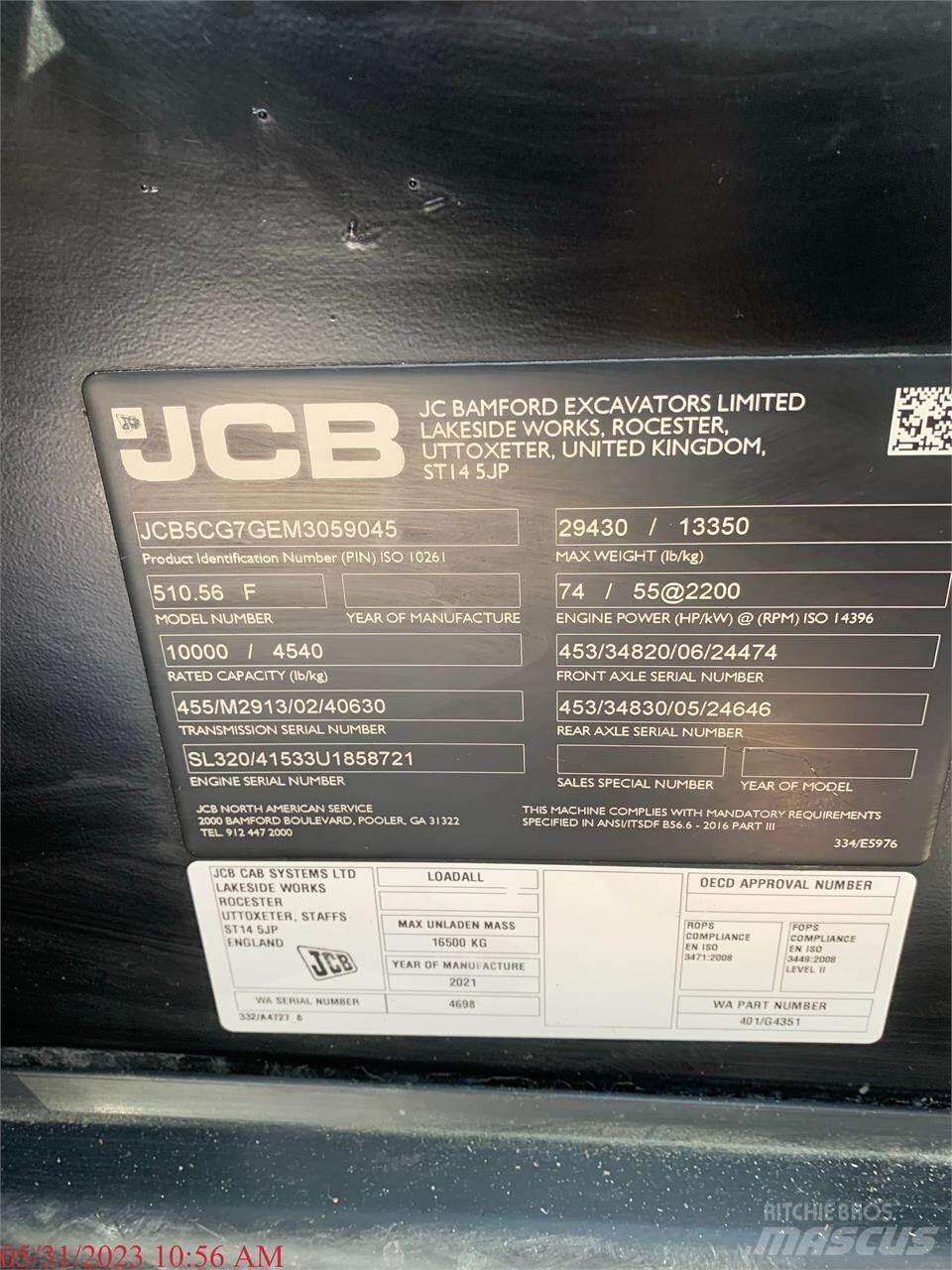 JCB 510-56 Stivuitoare telescopice