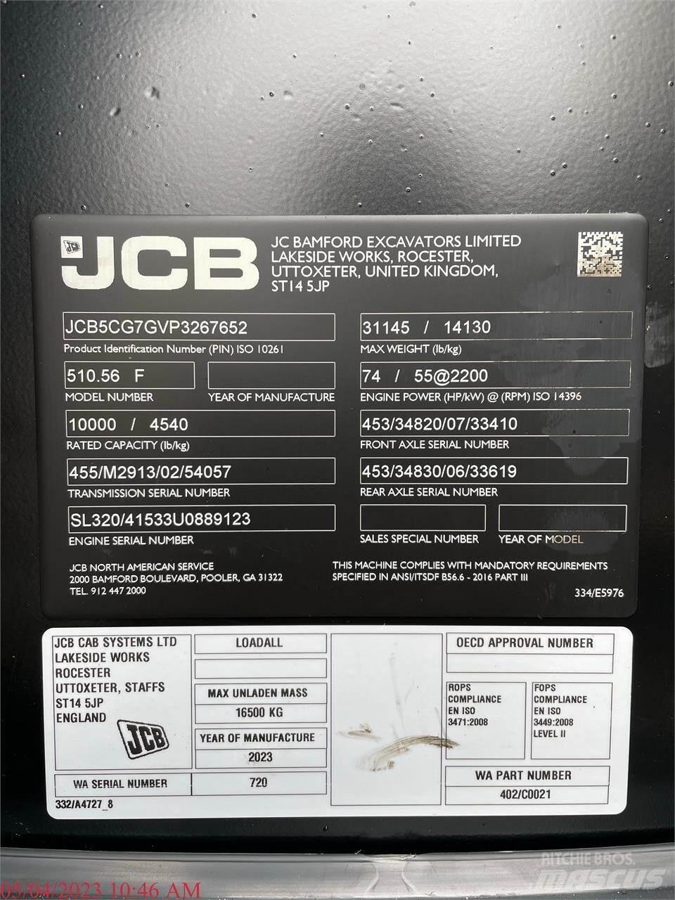 JCB 510-56 Stivuitoare telescopice