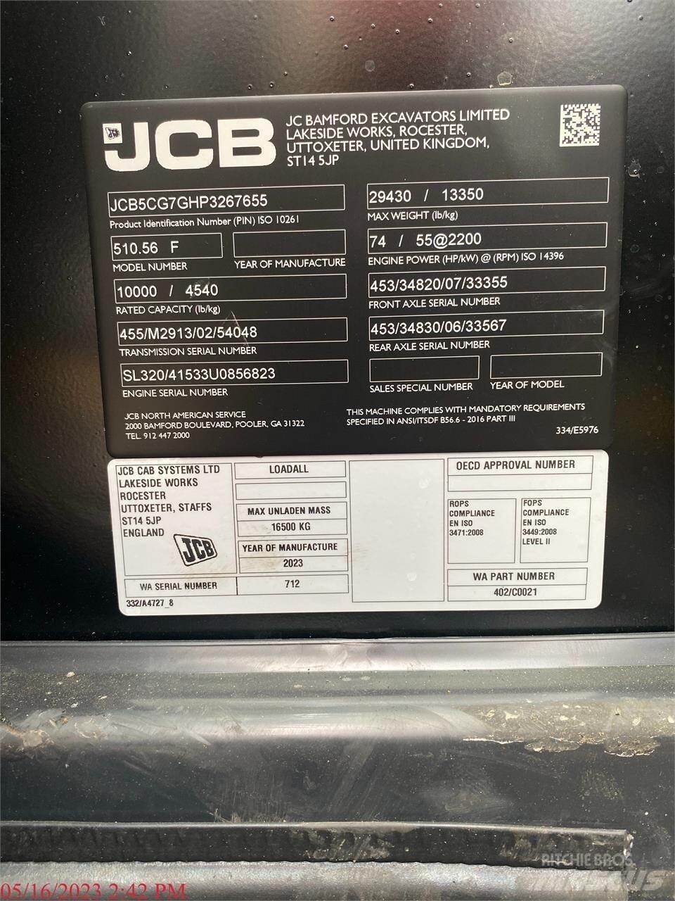 JCB 510-56 Stivuitoare telescopice