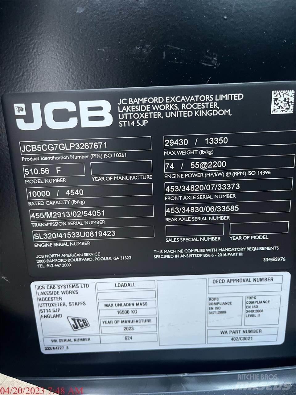 JCB 510-56 Stivuitoare telescopice