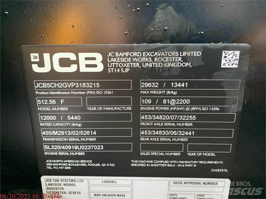 JCB 512-56 Stivuitoare telescopice