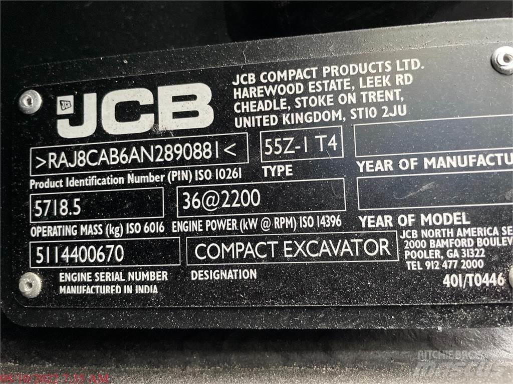 JCB 55Z-1 Mini excavatoare < 7t