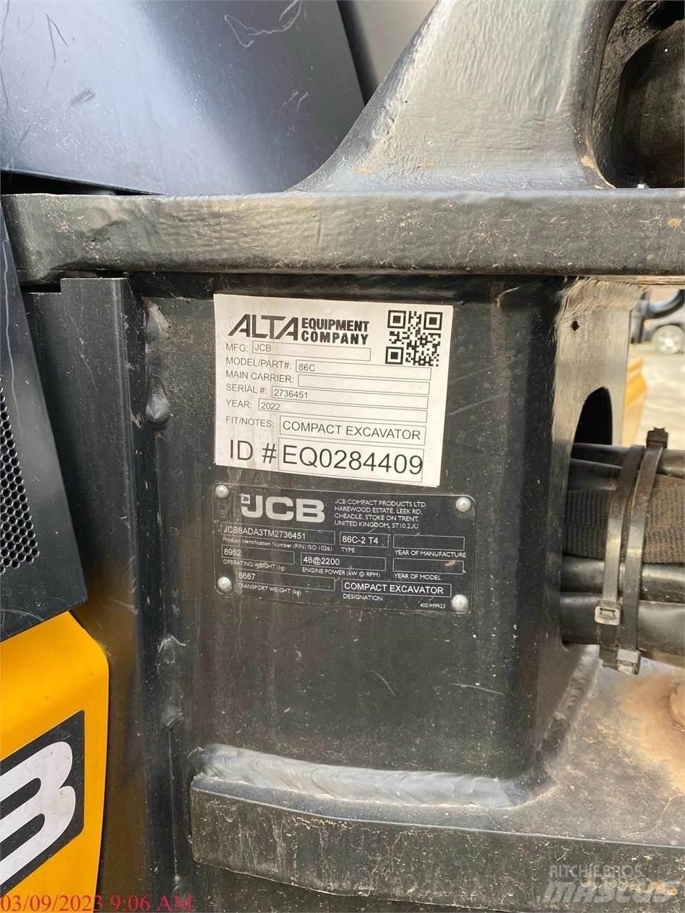 JCB 86C-2 Excavatoare pe șenile
