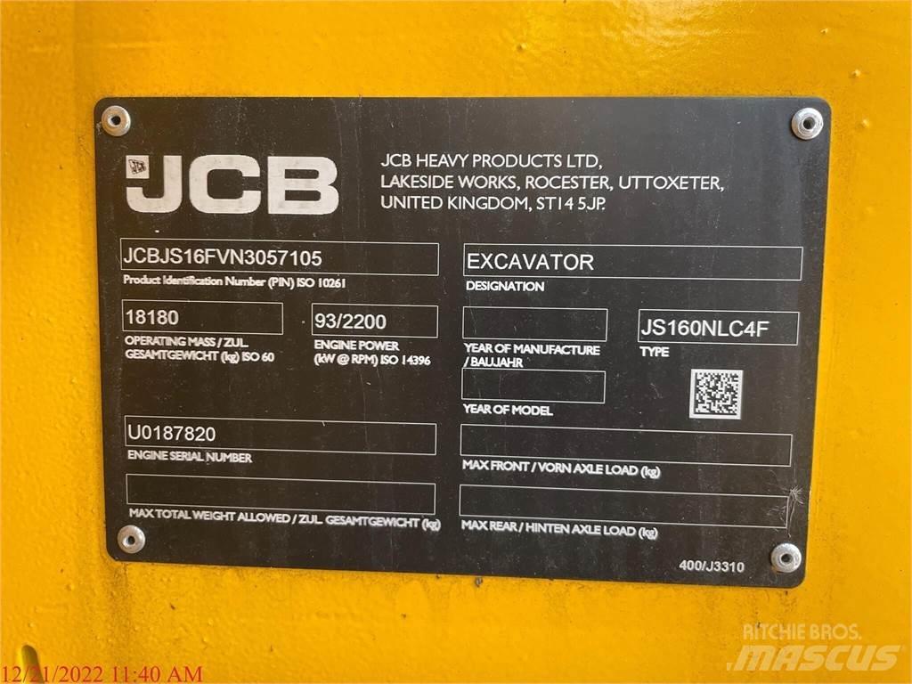 JCB JS160 Excavatoare pe șenile
