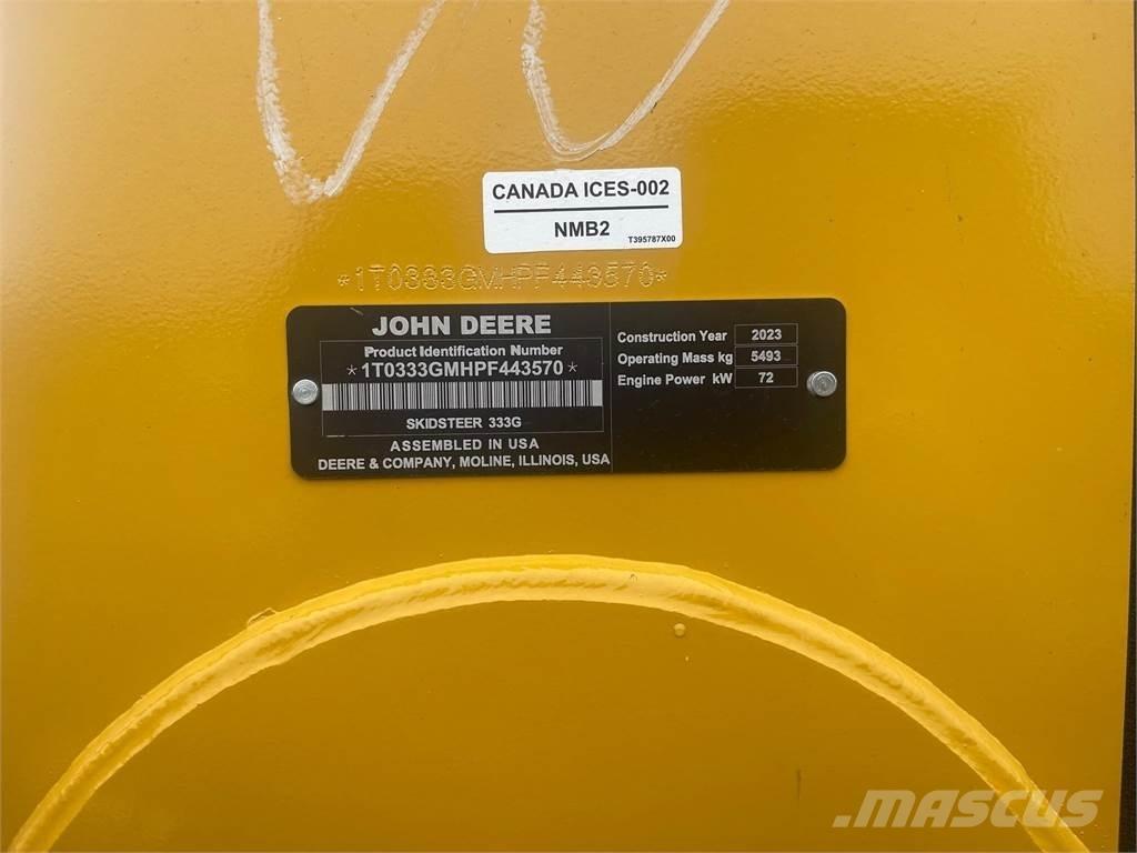 John Deere 333G Mini incarcator