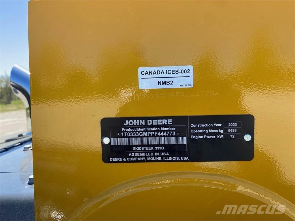 John Deere 333G Mini incarcator