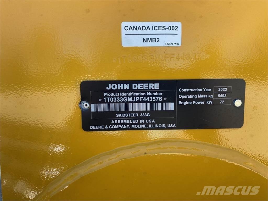 John Deere 333G Mini incarcator