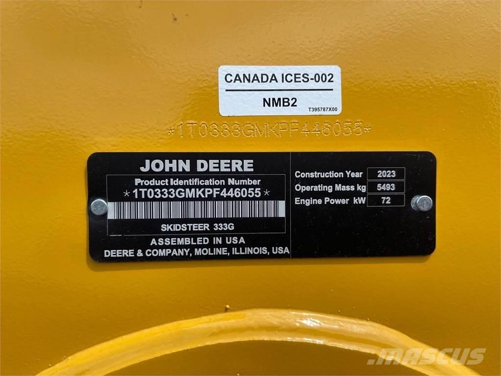 John Deere 333G Mini incarcator