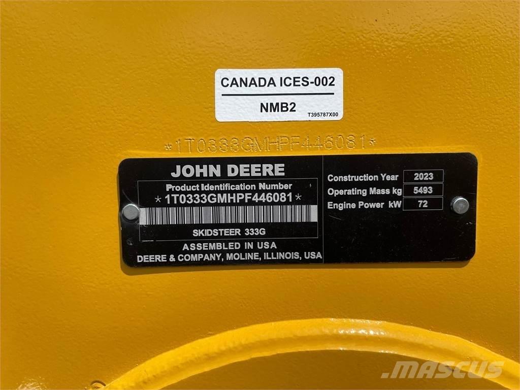 John Deere 333G Mini incarcator