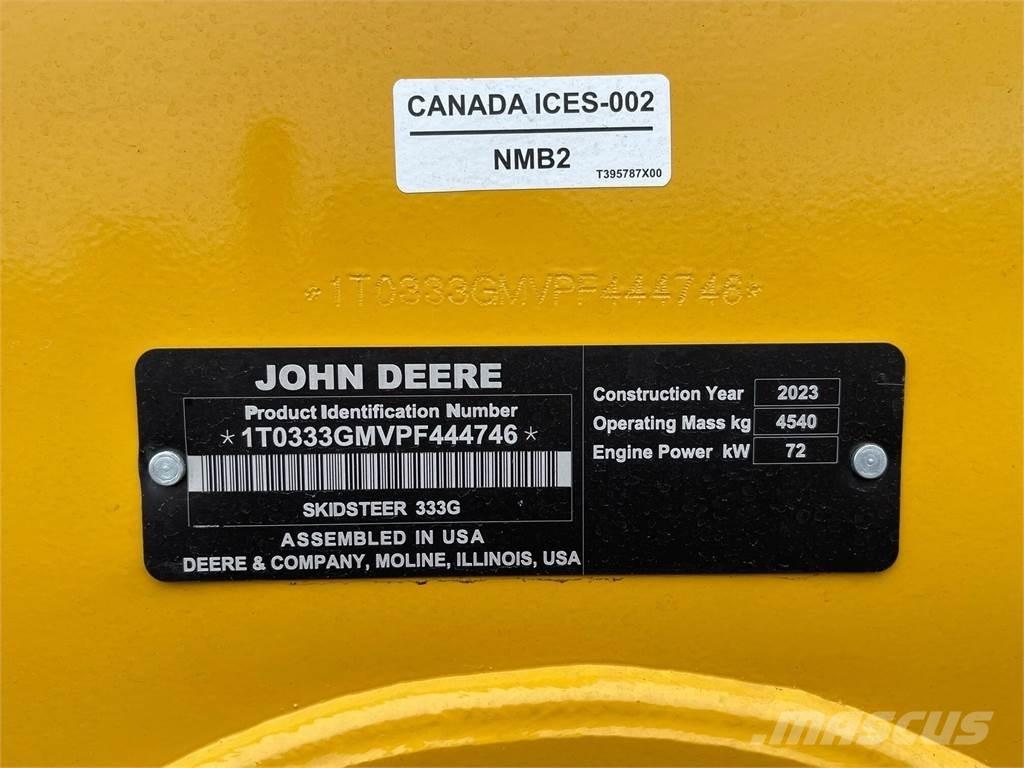 John Deere 333G Mini incarcator