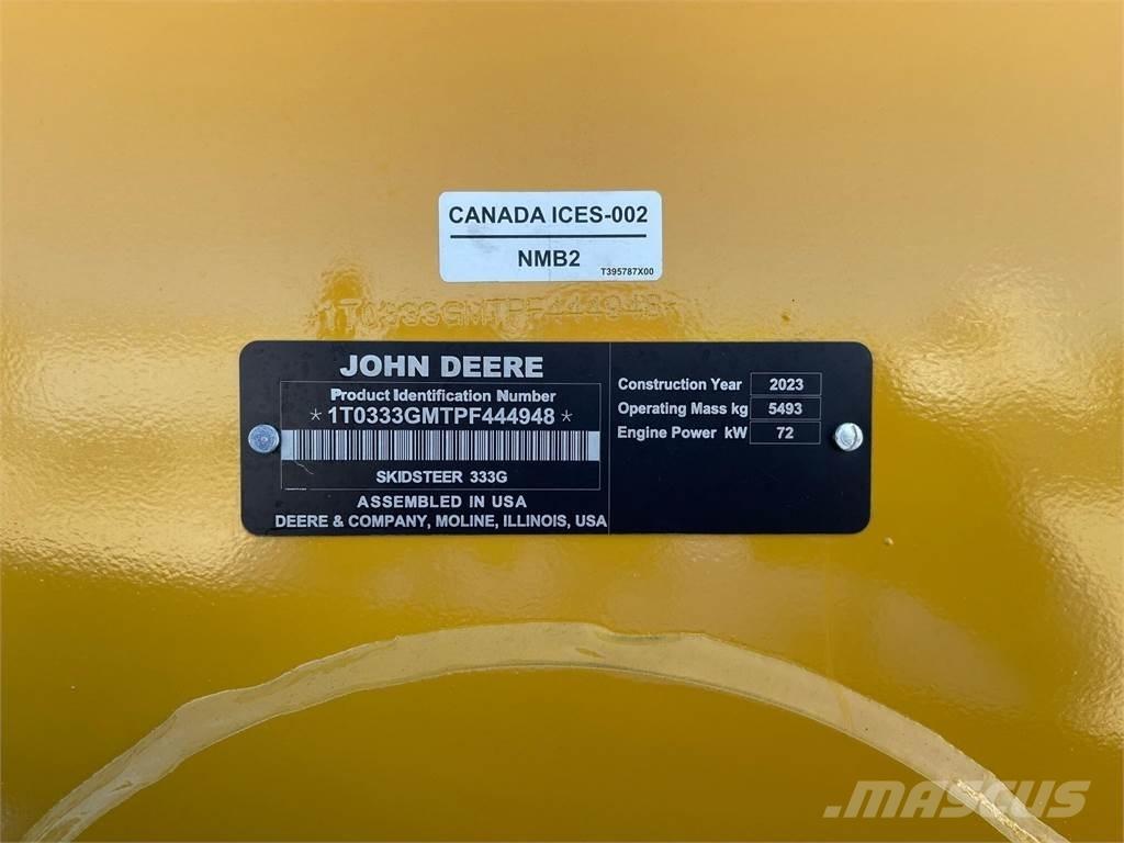 John Deere 333G Mini incarcator