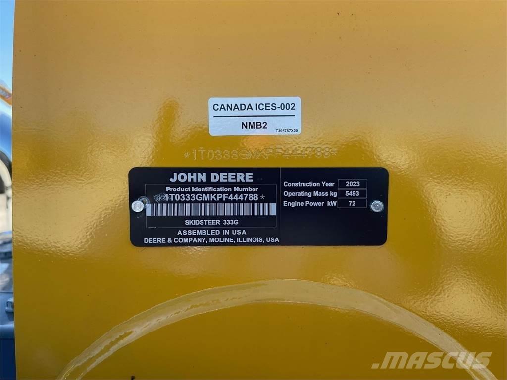 John Deere 333G Mini incarcator
