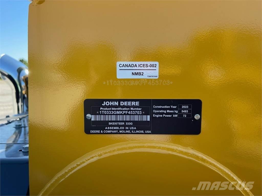 John Deere 333G Mini incarcator