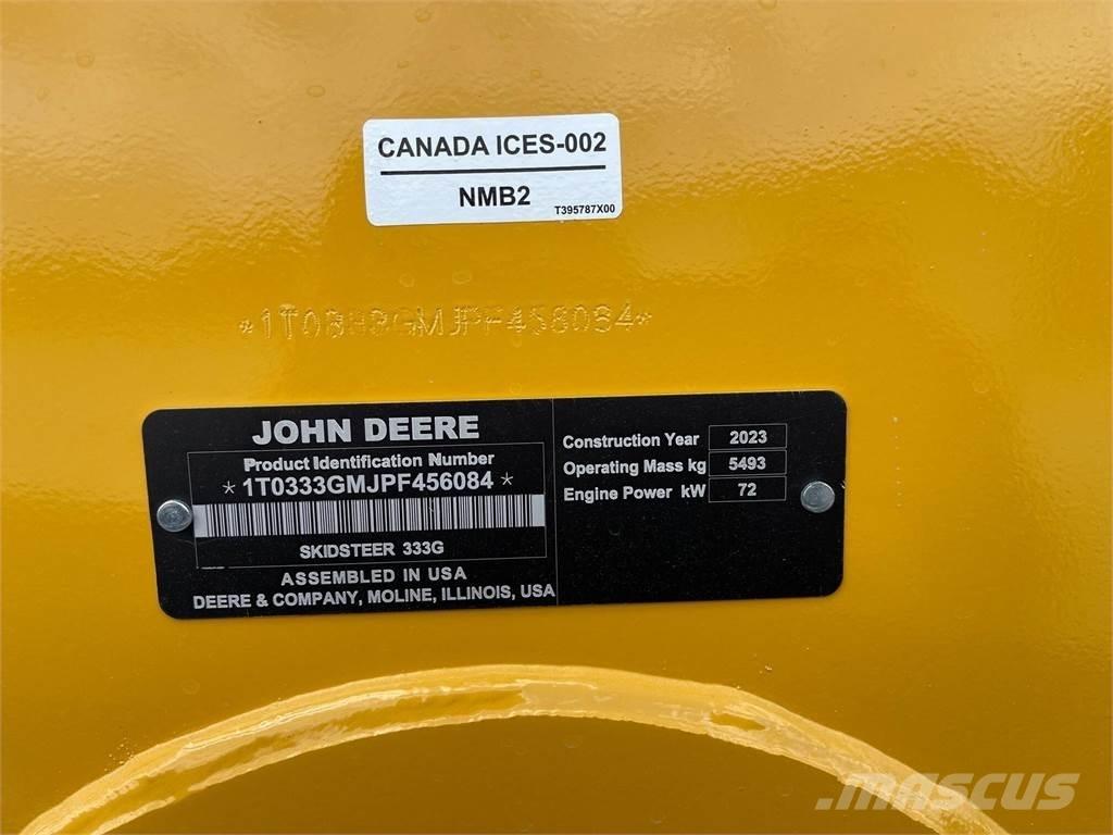 John Deere 333G Mini incarcator