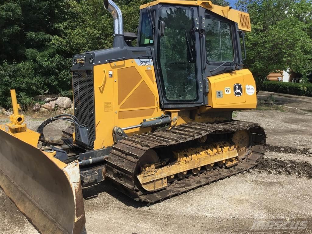 John Deere 450K Buldozere pe senile