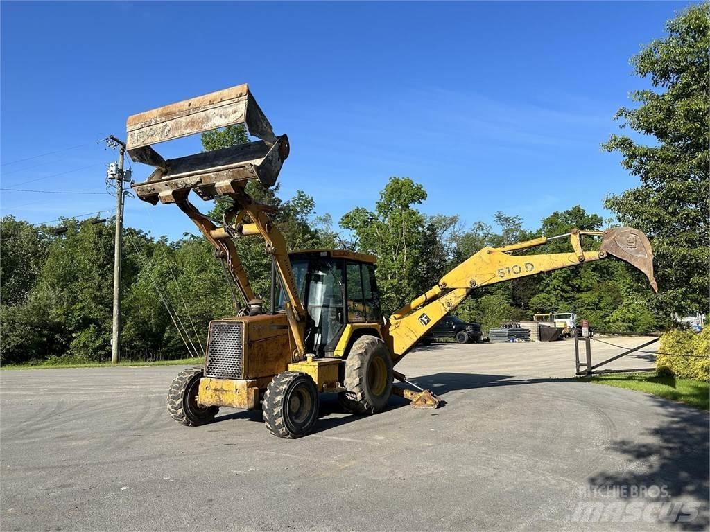 John Deere 510D Buldoexcavatoare