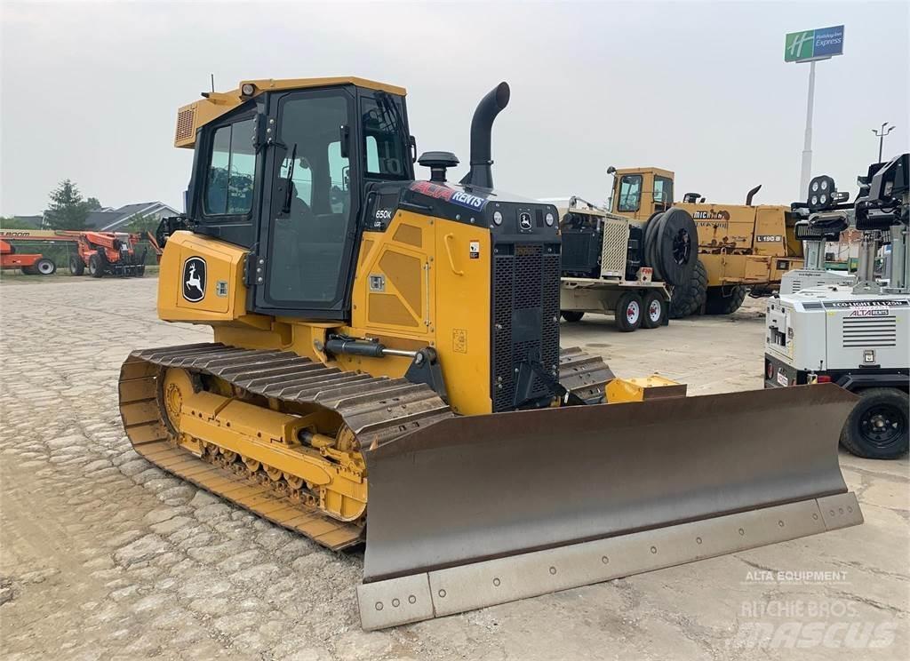 John Deere 650K Buldozere pe senile