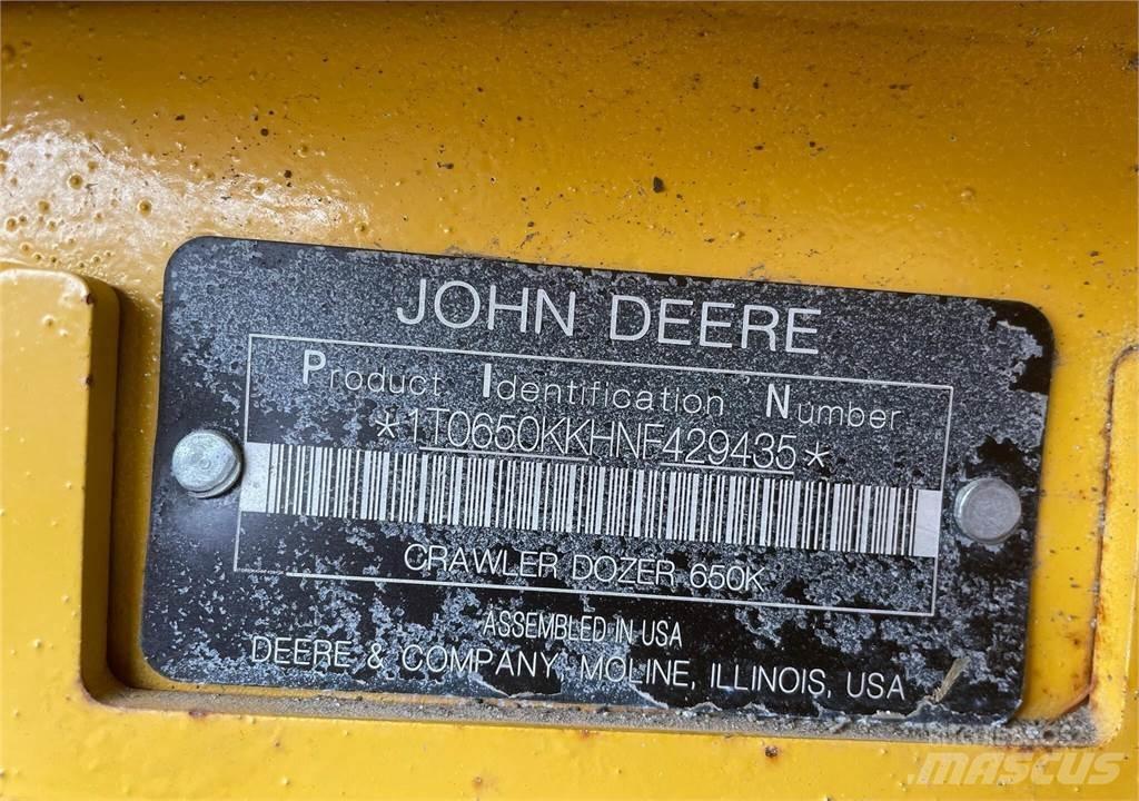 John Deere 650K LGP Buldozere pe senile