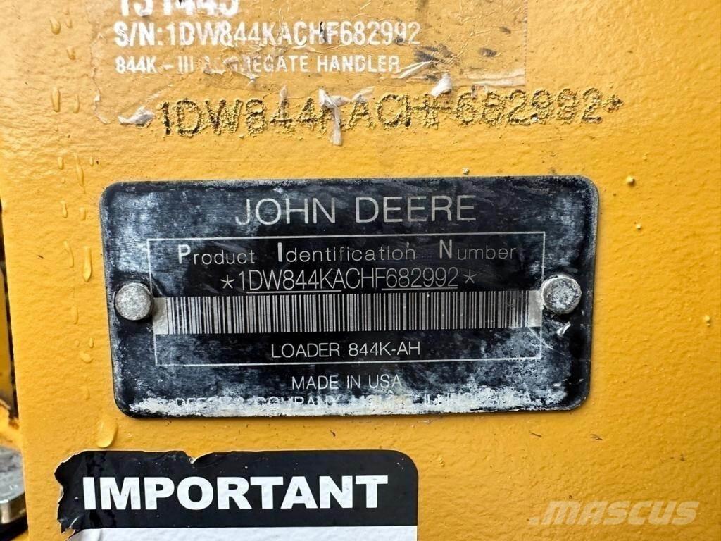John Deere 844KIII Incarcator pe pneuri