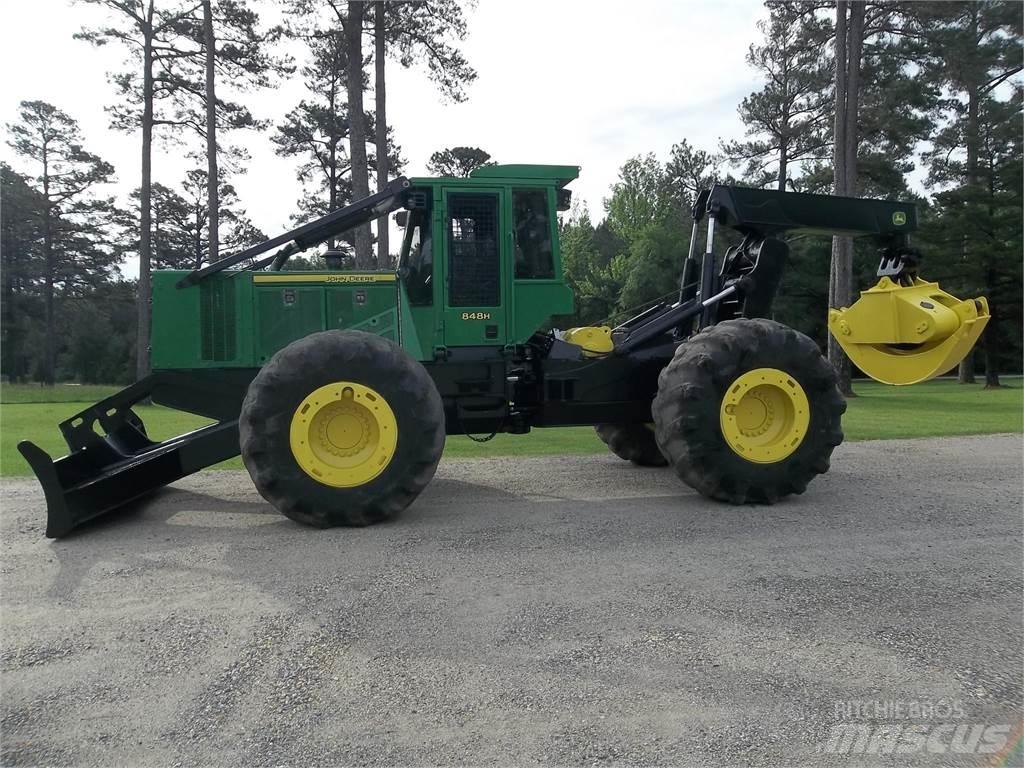 John Deere 848H Utilaje de manevrarea a bustenilor